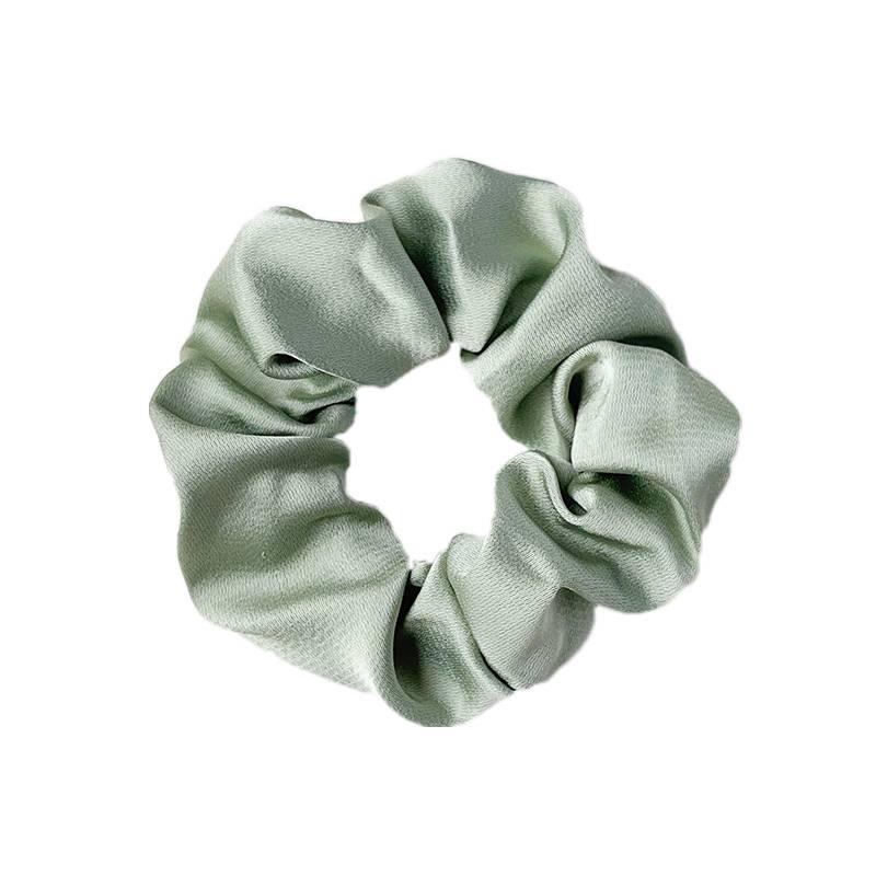 Vintage Crystal Satin Large Intestine Ring Premium Hair Band Headband Rubber Band Head Flower Hair Accessories Women