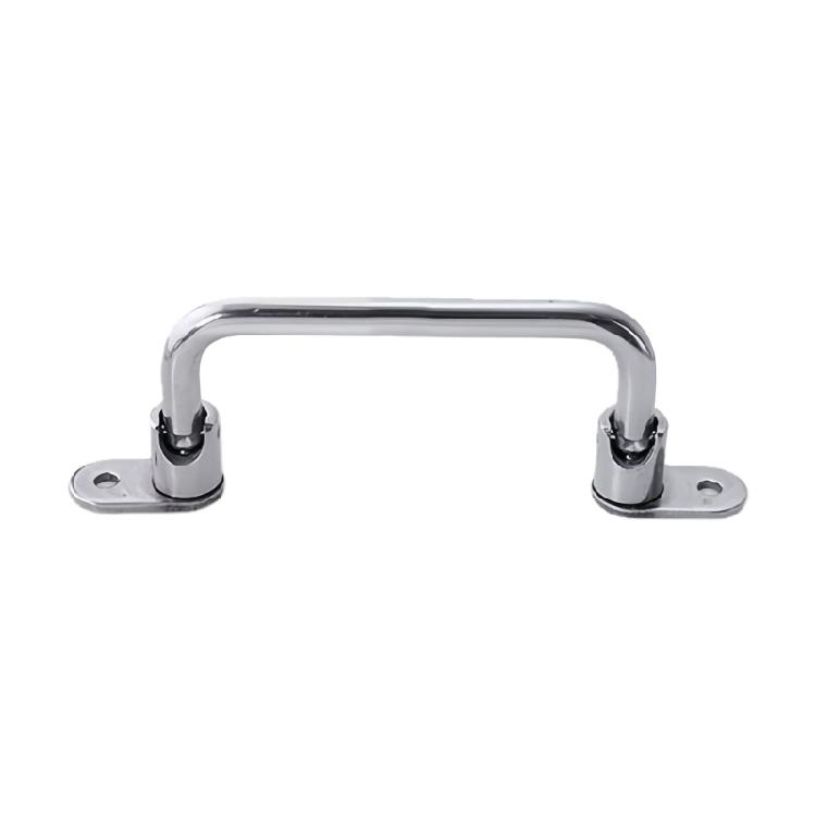 Space Saving Cabinet Pull Handle Stainless Steel 90 Degrees Folding Handle Replacement Equipment Box Handle Hardware