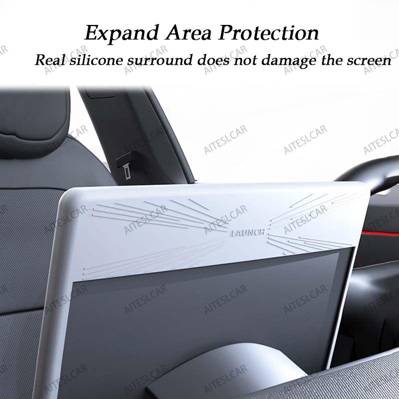 Per Tesla Model 3 Y 2025 2026 Telaio Protettivo in Silicone Copertura Bordo Schermo Navigazione Centrale Modello Y Juniper Pellicola Protettiva