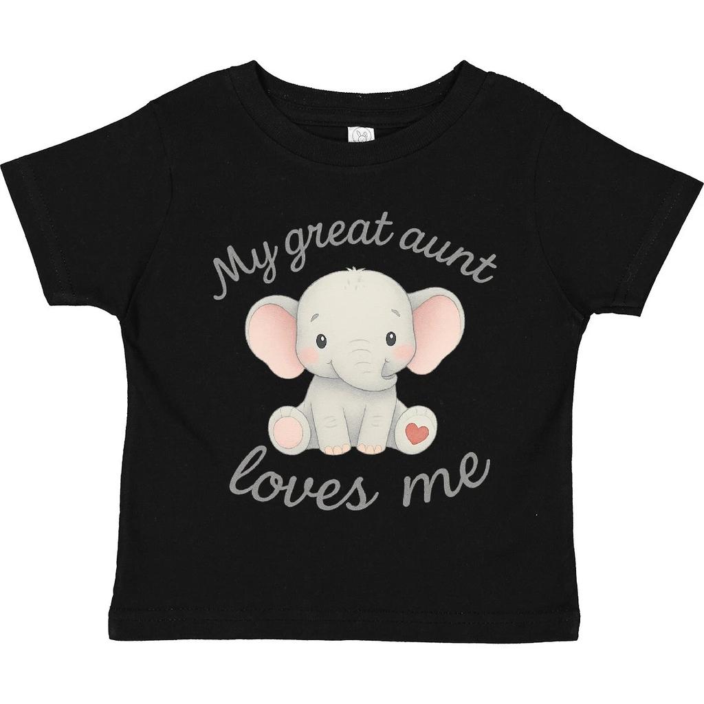Inktastic My Great Aunt Loves Me Toddler kids boys T-Shirkids boys T-Shirt Outfit New Announcet