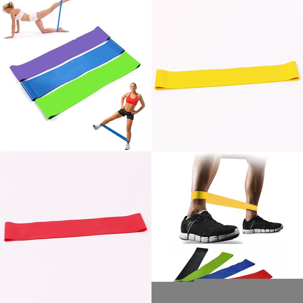 Latex Yoga Ring Resistance Band Fitness Elastic Resistance Strap Athletic Training Pull Resistance Elastic Ring Pull Ring