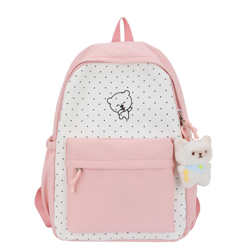 Schoolbag new Japanese ins style cute girl cartoon backpack student schoolbag large-capacity commuter anti-splashing backpack