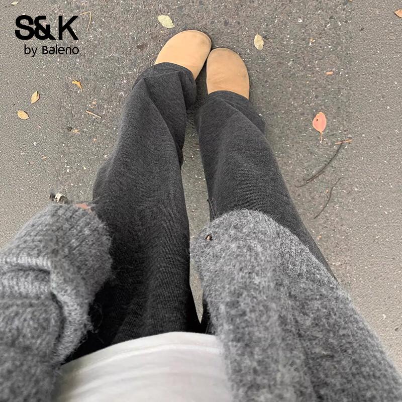 Baleno S&K Women s High-Waist Straight Leg Casual Pants M