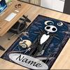 Custom Name The Nightmare Before Christmas Printed Carpet, for Office Chair Living Room Bedroom Kitchen Room Decor Gifts.