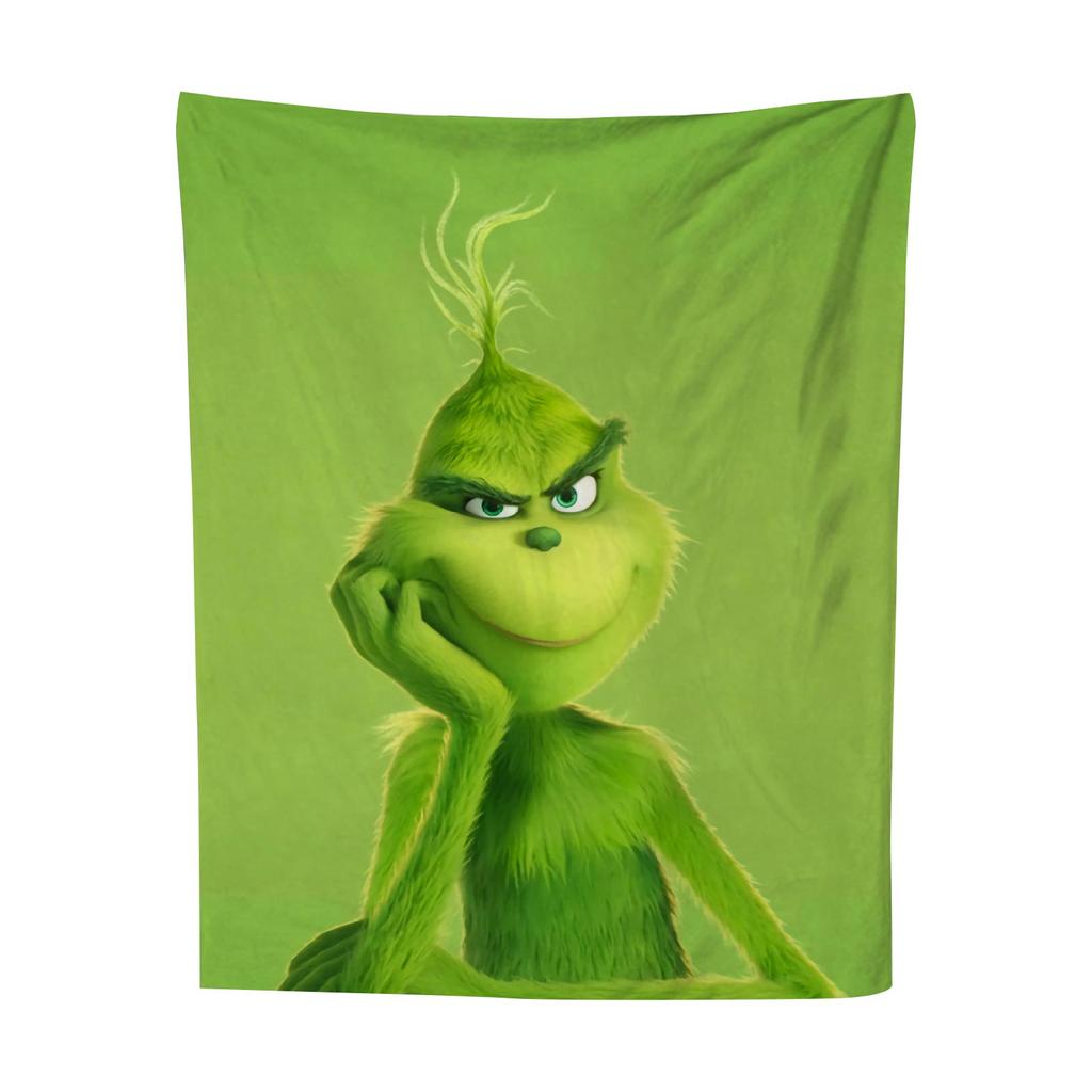 Vaskeklutteppe Grønt Teppe Julegave Hjem Sofatrekk Teppe Feriedekorasjon Teppe