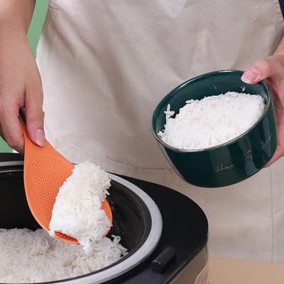 Heat-Resistant Particles Surface Hanging Hole Rice Spoon Non-stick Rice Cooker Spoon Kitchen Tools