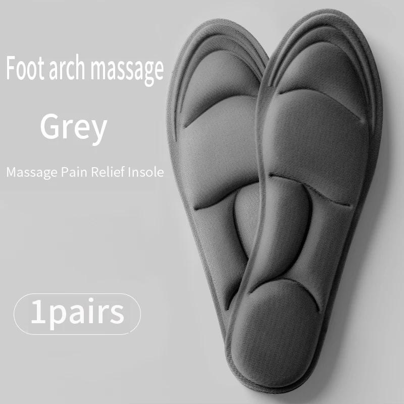 Running Insoles for Shoes Women Sport Massage Insole Memory Foam Shoe Sole Breathable Feet Arch Support Plantar Fasciitis Pad
