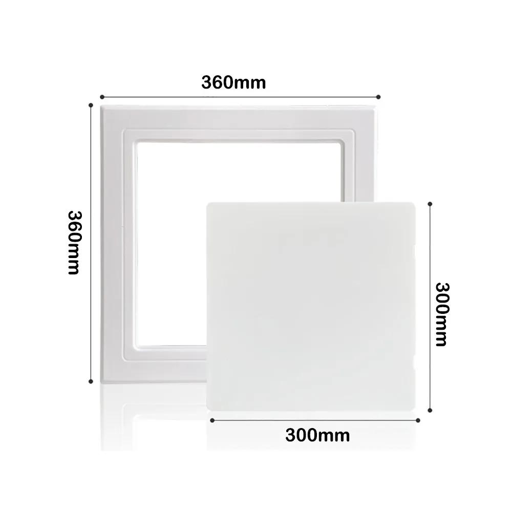 Self-adhesive Access Panel Door White Removable Opening Flap Cover Plate Plastic Hinged Access Hatch Doors Wall Ceiling