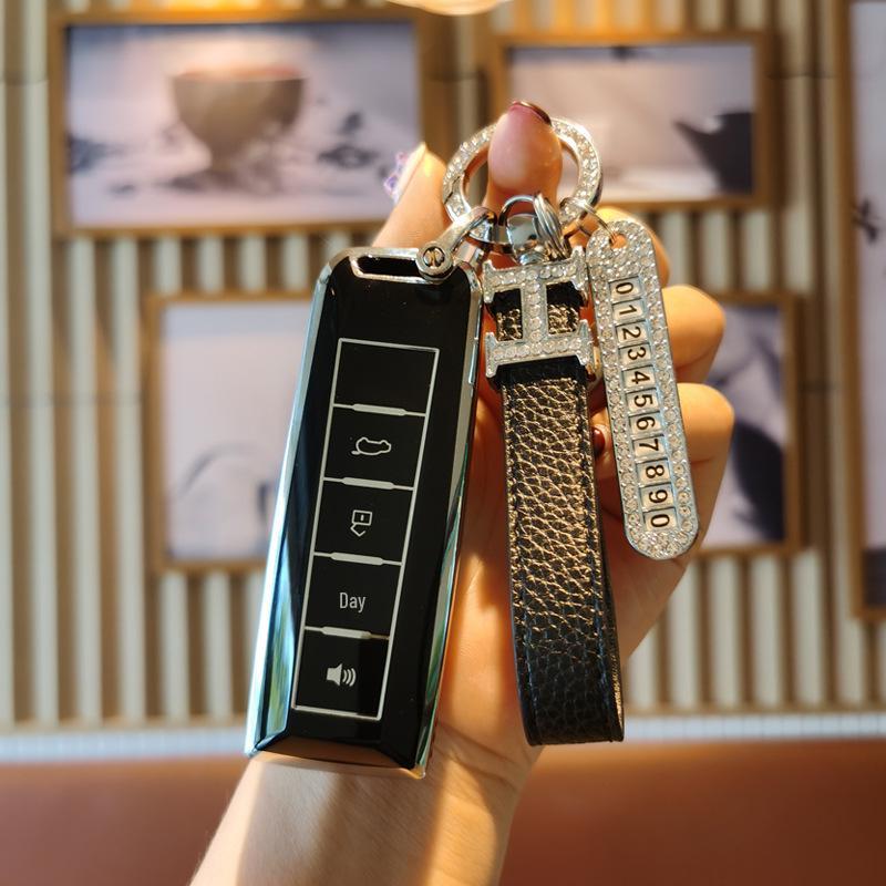 Great Wall Wey Pai Autoschlüsselhülle: Weiche Gummihülle für die Modelle VV7, VV5S, VV6, VV5 und Macchiato