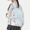 Schoolbagins Wind Large Capacity Junior High School Student School Bag Female Korean Edition Girl Transparent Backpack Personalized Versatile Campus