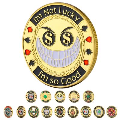 LuluCircle Poker Poker Poker Gifts for Poker Card Poker Poker Chips with Plastic Case Flop Guard, Weights, Men, Protectors, Accessories, (Post God)
