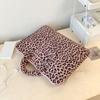 Estampa de Leopardo Capa Protetora Acolchoada à Prova de Choque Bolsa de Ombro para Armazenamento de Tablet Resistente ao Desgaste Bolsa Interna para Laptop Bolsa para Trajeto Trabalho Estudo