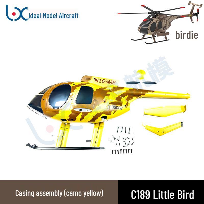 RCERA Remote Control C189 Little Bird MD500 Helicopter Spare Parts Collection Model Aircraft