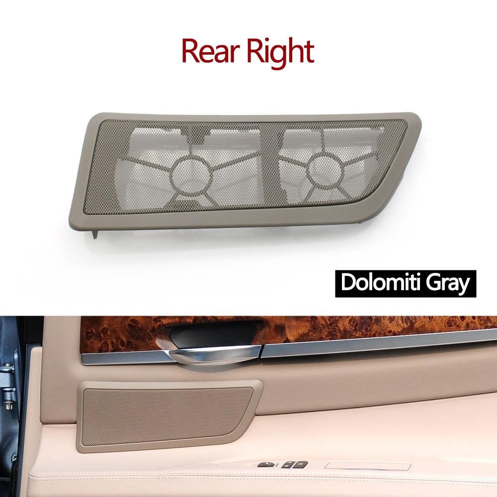 Car Front Rear Left Right Door Horn Loudspeaker Sound Audio Speaker Cover For BMW 7 Series F01 F02 F04 2009-2014 730i 740i 750i