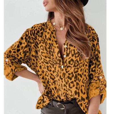 European and American Lapel Long-Sleeve Women's Shirt - Spring/Autumn Style