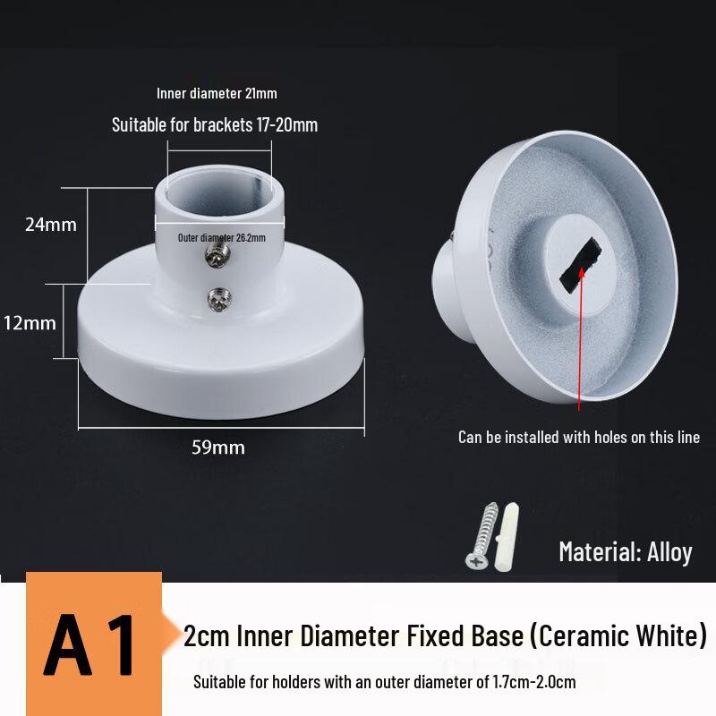 LANGZHIWEN Shower Riser Rail Base & Bracket