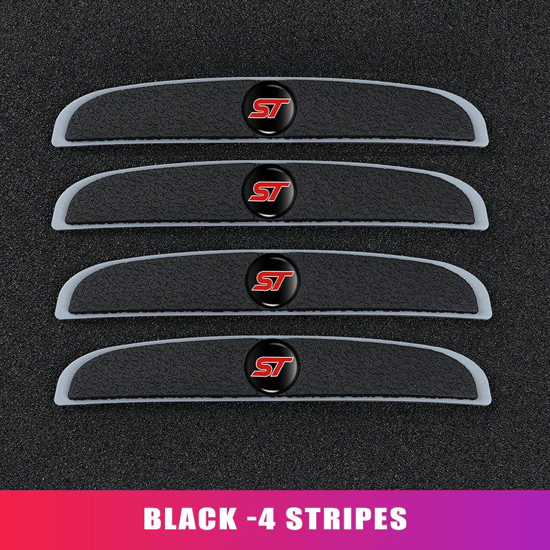 ITES5 For Ford 4pcs Car Door Edge Protection Guards Anti-scratch Stickers Anti-collision Strip Accessories Escape Ecosport Explorer