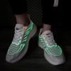 Mesh Breathable Sneakers Lightweight Soft-soled Running Shoes 2025 Summer New Fashion Trend Men's Shoes Luminous Upper