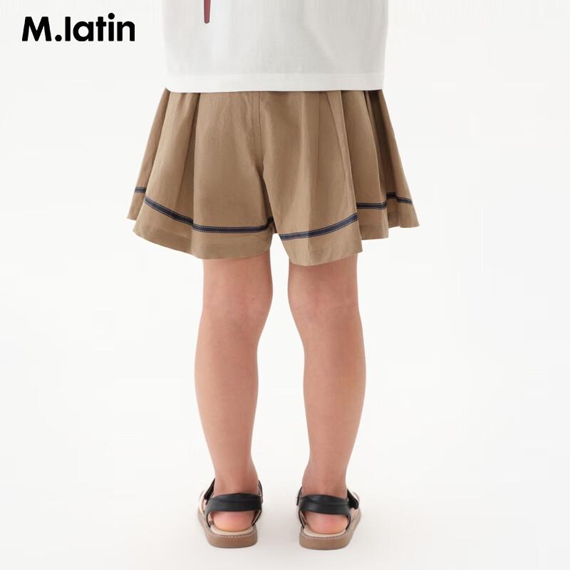 M.Latin Girls  Pleated Denim Skirt Shorts 130cm