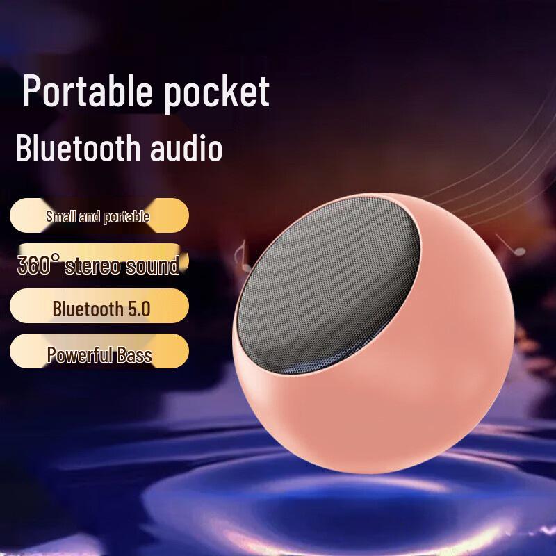 Bluetooth Subwoofer Speaker: Portable, High Volume, Outdoor & Indoor Use, M3 Wireless Mini Speaker
