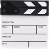 1pcs Waterproof Acrylic Film Clapboard Dry Erase Director Scene Clapperboard  Shoot Props