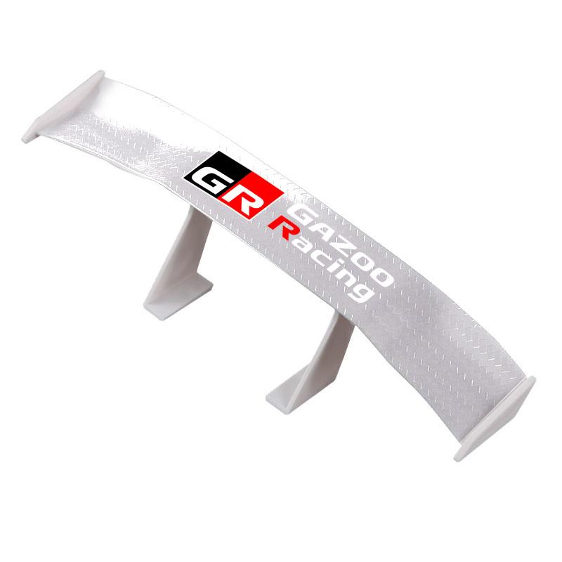 1Pcs Carbon Fiber Car Mini Rear Spoiler Mini Small Wing Model Decoration for Toyota TRD GR RAV4 Avensis Yaris Levin Reiz Crown Vios