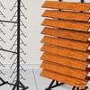 Wrought Iron & Wood Grain Tile Display Rack for Flooring and Wall Tile Samples