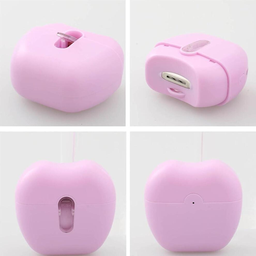 Elektrische Nagelschere Wiederaufladbarer Trimmer für Fingernägel Zehennägel, Rosa