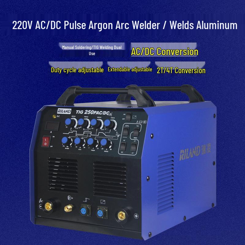 Ruiling TIG-200/250P AC/DC Aluminum Dual-Use Argon Arc Welder 220V