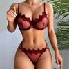 Women's Sexy Lingerie Fashion Lace Sexy  Set Two Piece Suit Lingerie