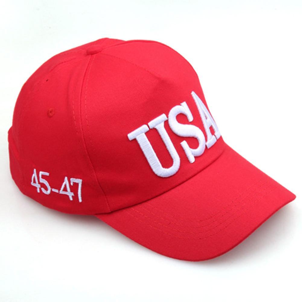 Trump 2024 USA Hat Fashion Baseball Cap Adjustable President Election Cap Embroidery Dad Hat Trump Hat for Outdoor Sports