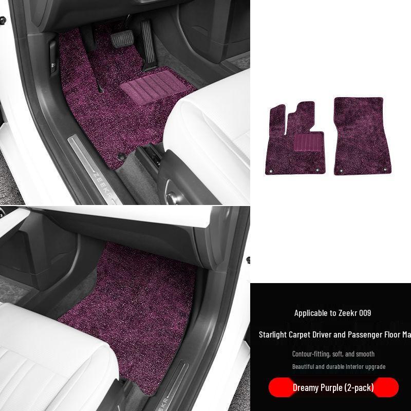 Zeekr 009 Starlight Floor Mats: Full Coverage Carpet Style Car Accessories Zeekr 009