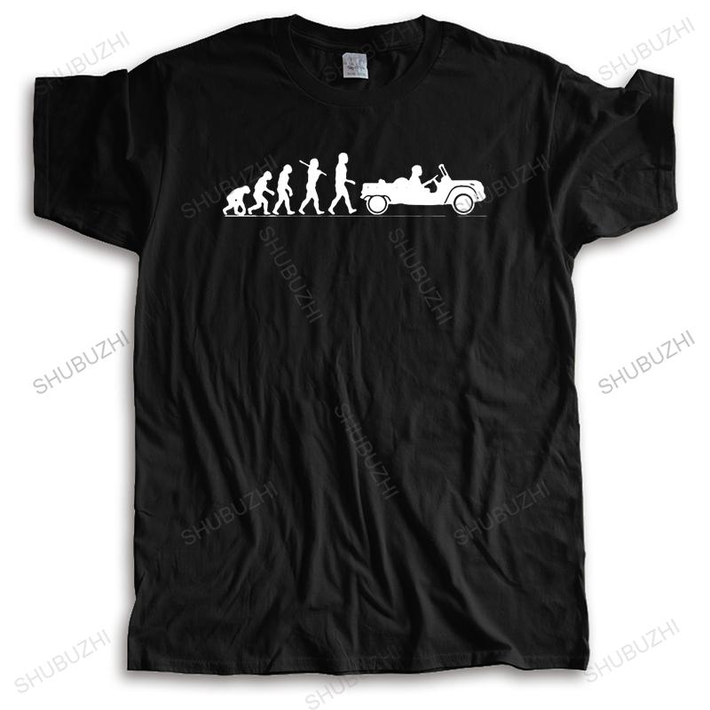 Men o-neck tshirt fashion brand t-shirt black new Evolution of Man. Mehari classic carAUI new cotton man t shirt drop shipping S разноцветный
