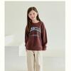  Olivan  Lattering Logo Sweatshirt  Brown 