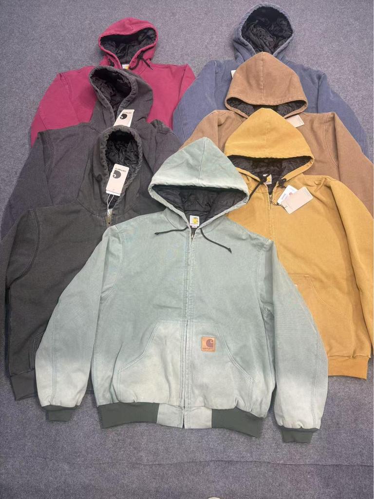 Carhartt J130 Tungtvättad Canvas Huvtröja