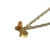 Butterfly Pendant Necklace, Gold-Plated Stainless Steel Clavicle Chain, Women's DIY Jewelry