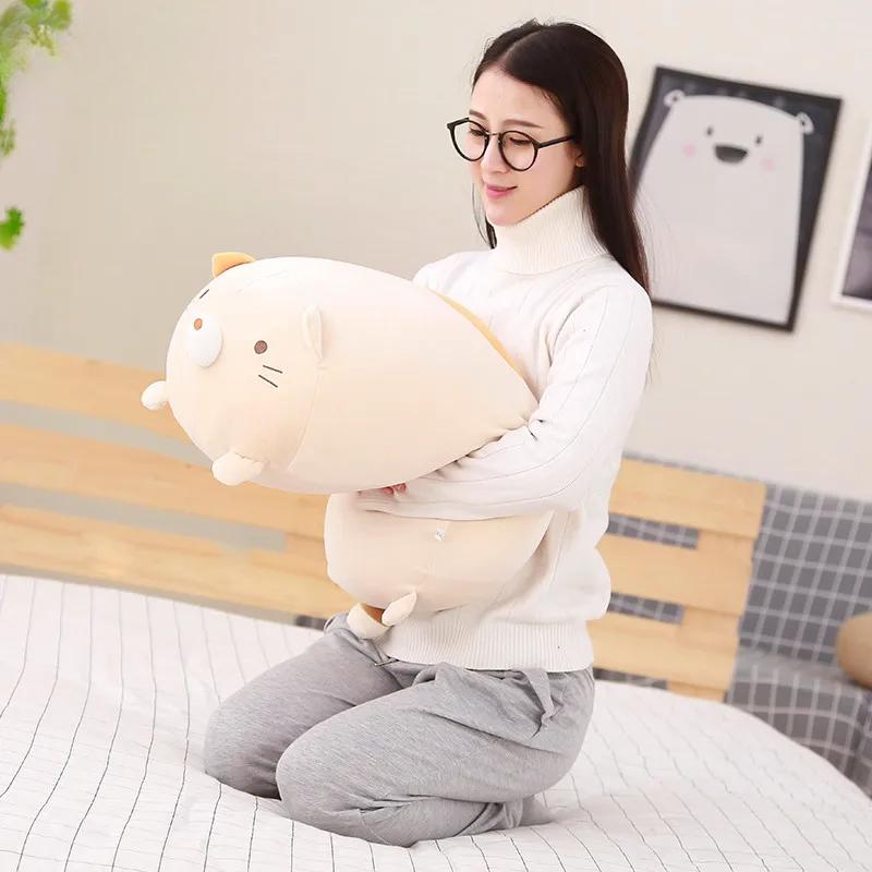 30/60 Cm Soft Animal Cartoon Pillow Cute Fat Dog Cat Pig Plush Toy Stuffed Children Birthday Gift