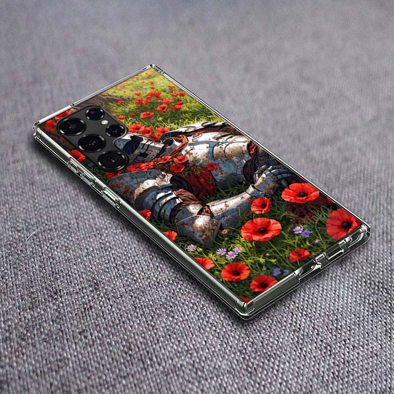 

Flower Knight of the Light Phone Case For Samsung Galaxy S24 S23 S21 S20 FE S22 S26 Ultra S25 Edge S10 Plus Cover Clear TPU Capa Samsung S25 Plus