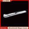 2Pcs ABS Chrome Car Rear Windshield Wiper Cover Trim Decoration Sticker for BMW X1 F48 2016 2017 2018