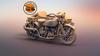 IDAP Technology Japanese Rikuo Type 97 Military Motorcycle with Sidecar 3D Printer Kit PD48212 1/48