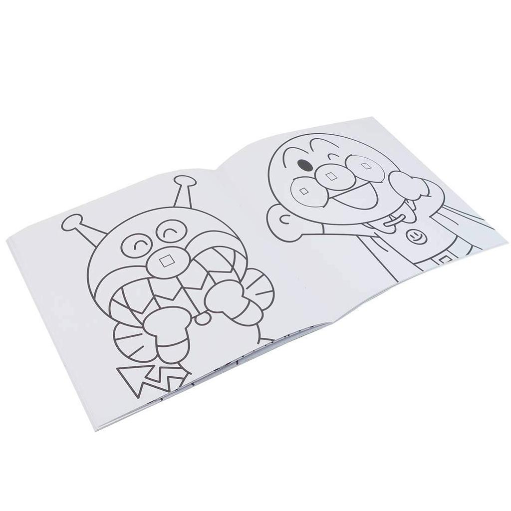 Sun-Star Stationery Big Coloring Book Anpanman