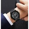 Skmei Men Watch Business Militray Wristwatch 6-Hand Chronograph Quartz Casual Fashion Luxury Relogio Masculino