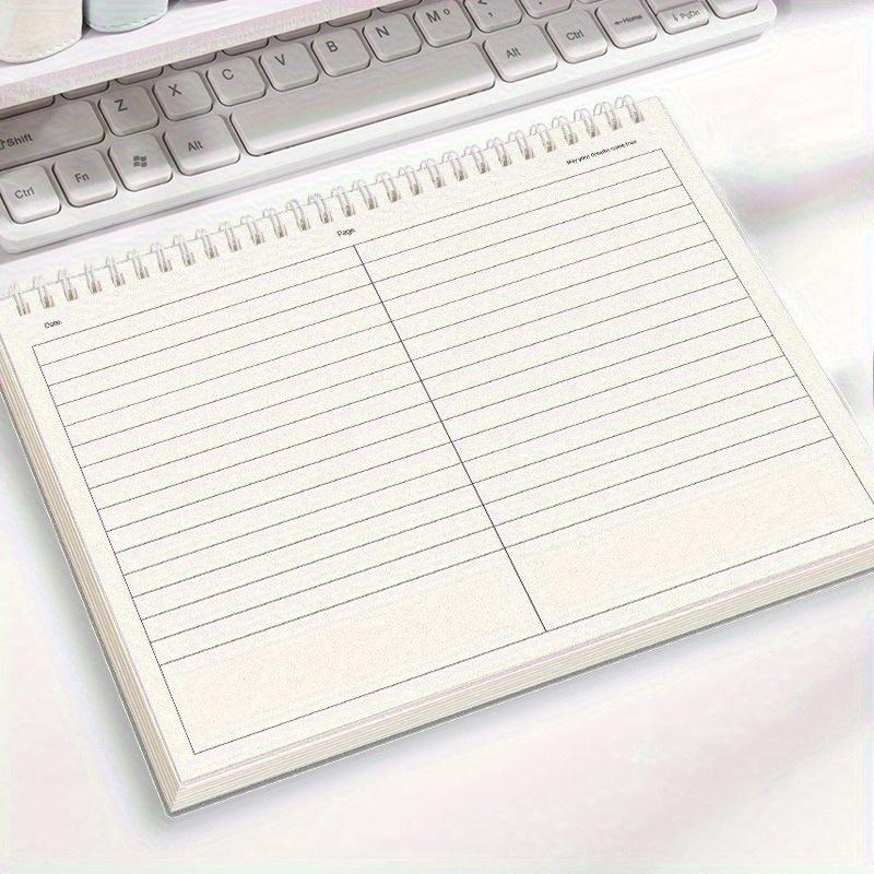 

B5 Flip-Top Spiral Notebook with Thick Lined Paper, Matte Cover & Page Dividers – Ideal for College Notes & Exam Prep