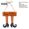 Festive Halloween Hanging Ornament Pumpkin Door Decor, Spooky Wall for Party Eye-catching Decoration Scene, Front Entryway Decoration, Trick or