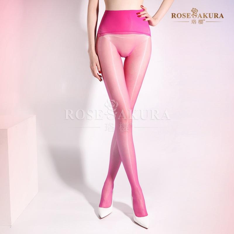 Aurora 360 Seamless Women'S Ultrathin Oilbright Silky Smooth Toes Transparent Pantyhose Ol Party Ootd Fashion Girl Date Wear