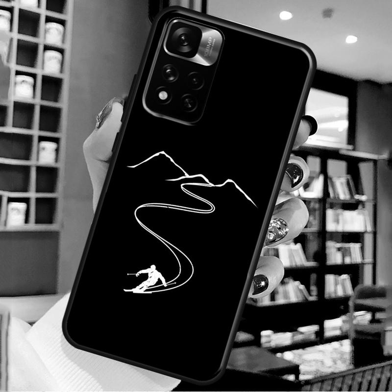 

Skiing Snow Snowboard Ski Case For Xiaomi Redmi Note 12 11 10 9 8 Pro Note 12S 11S 10S 9S Cover For Redmi 9 10 12 C Redmi Note 11 Pro