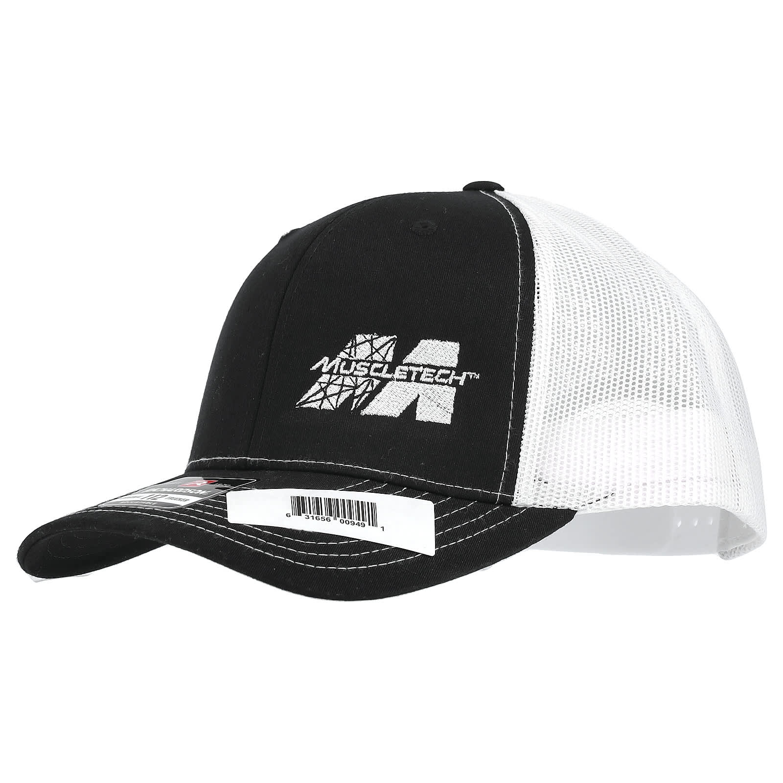 

Snapback Trucker Cap, Black/White, 1 Count