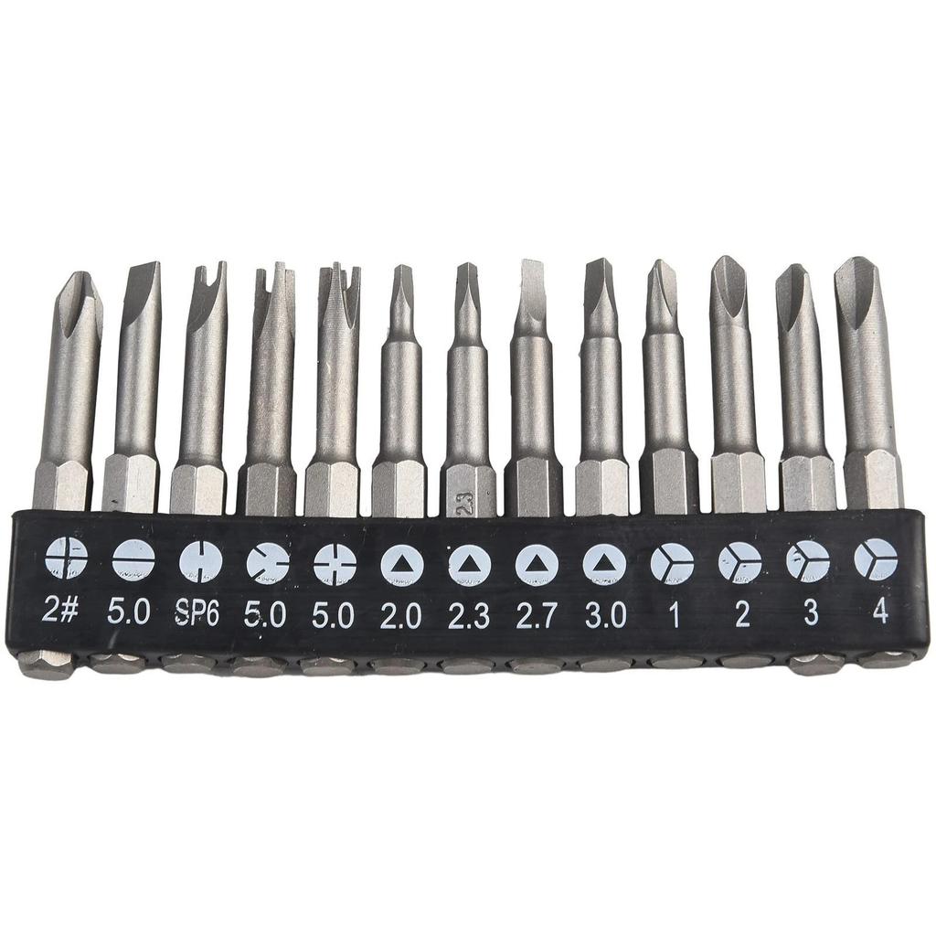 5/7/13Pcs Special Shaped Screwdriver Set 50mm U-shaped Y-Type Triangle Inner Cross Three Points Screwdriver Bit Tool Garden Tool