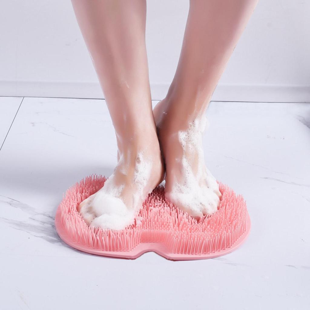 Foot Scrubber Cleaner Suction Cups Exfoliate Cleans Soothes Tired TPE Washer for Bathroom