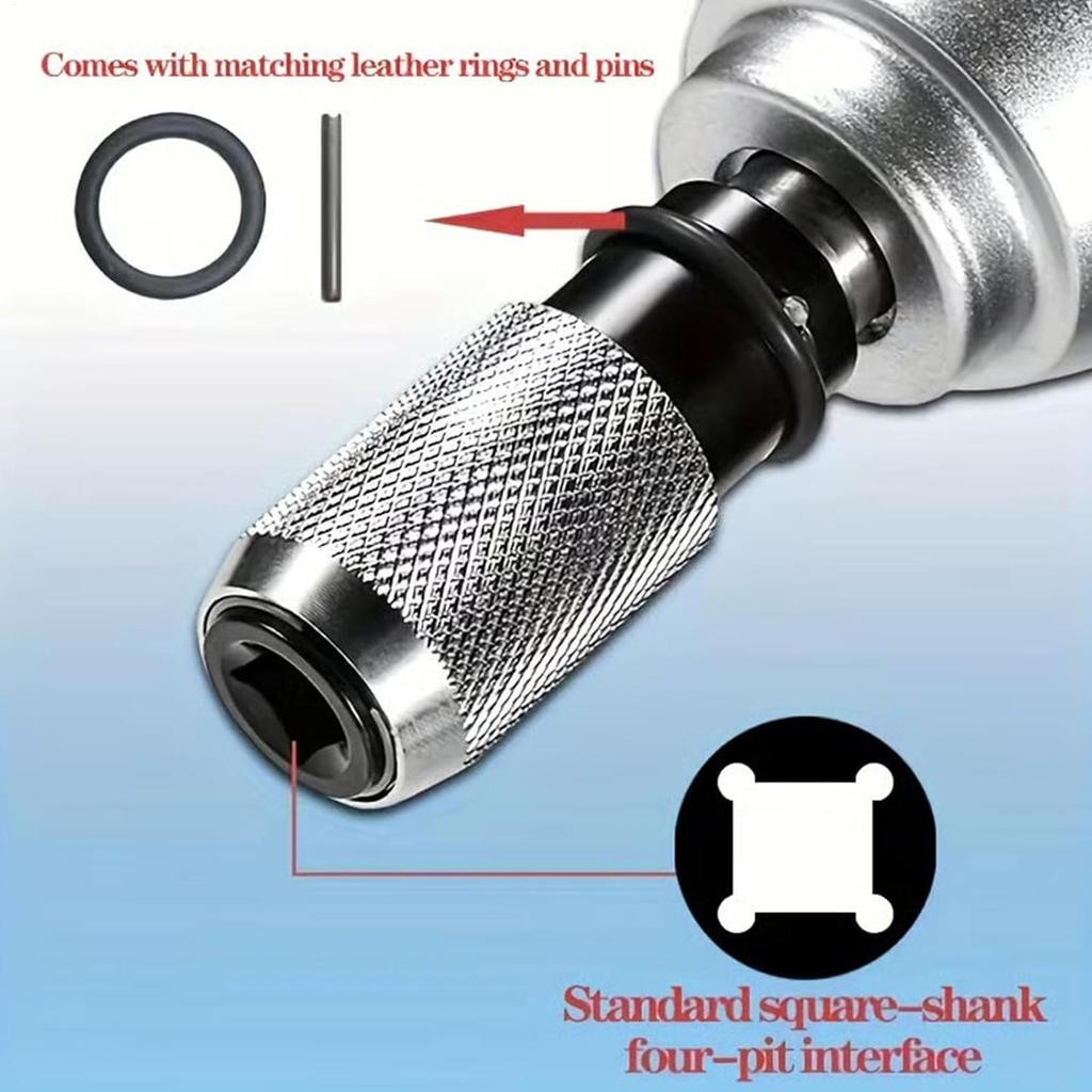 Drill Bit Adapter Heavy Duty Quick Release Portable Electric Wrench Drill Bit Conversion Adapter for Electricians Plumbers Home